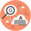 Antworten Und Fragen FAQ Fragen Und Antworten Symbol