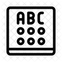 Antwortbogen Mit Blasen OMR Blatt Scantron Symbol