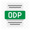 ODP Datei Datei Dokument Symbol