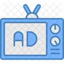 Anunciar Televisao Tv Icon