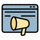 Anuncio De Noticias Marketing Liderazgo Icono
