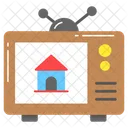 Television Anuncio Home Icono