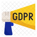 Anúncio do GDPR  Ícone