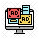 Publicidad Pancartas Computadora Icono