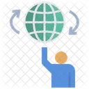 Influencer Mundo Centralizacion Icono
