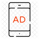 Anuncio Para Celular Publicidade Para Celular Anuncio Digital Icon