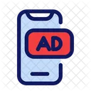 Pop Up Anuncio Publicidad Icono