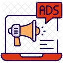 Anuncios Comerciales Marketing Marketing Empresarial Icono