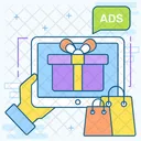 Anuncios De Compras Anuncios De Compras Compras On Line Ícone