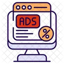Anuncios de descuento  Icono