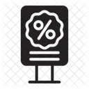 Anuncios de descuento  Icono