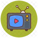 Anuncios De Television Publicidad De Television Radiodifusion Icon