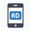 Anuncios Moviles Marketing Icono
