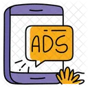 Anuncios Moviles Moviles Marketing Icono