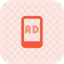 Anuncios Moviles Publicidad Online Publicidad Icono