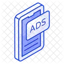 Movil Marketing Anuncios Icono