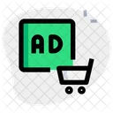 Tienda De Anuncios Publicidad De Compras Publicidad De Venta Icono