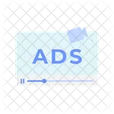 Anuncios de vídeo  Icono