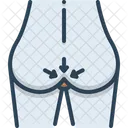 Anus Rectum Skin Icon
