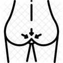 Anus Rectum Skin Icon