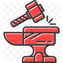 Anvil Equipment Hammer Icon