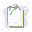 Anleitungen Unterlagen Daten Symbol