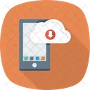 Anwendung Cloud Download Symbol