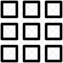 Zifferblatt Gitter Code Symbol