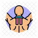 Anwendung Nacken Kinesio Symbol