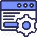 Anwendung Einstellung Web Symbol