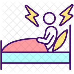Anxiety and insomnia problem  Icon