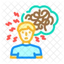 Anxiety Man Disease Icon