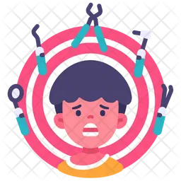 Anxiety Kid  Icon