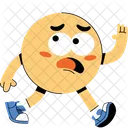 Emoji Running Anxious Icon