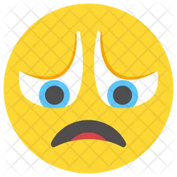 Anxious Smiley Emoji Icon