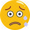 Anxious with sweat  Icon