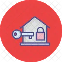 Anzahlung Home Key Hausbesitz Icon