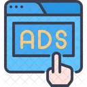 Anzeigen Werbung Website Symbol