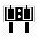 Anzeigetafel Spielstand Sporttafel Symbol