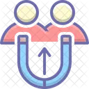Anziehen Kunde Ziel Symbol