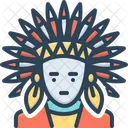 Apache Mascot American Icon