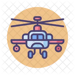 Apache Helicopter  Icon