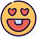 Apaixonado Amor Emoji Icon