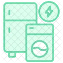 Aparato De Ahorro De Energia Icono De Linea Duotono Icono