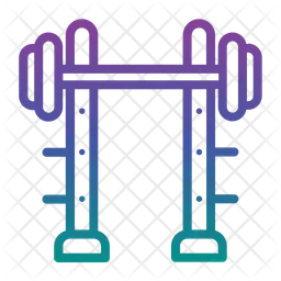 Aparato para sentadillas  Icono