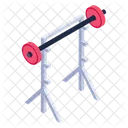 Pesas Libres Equipos De Fitness Barra Con Pesas Icono
