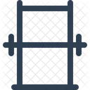 Aparato para sentadillas  Icono