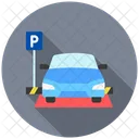 Estacionamiento Vehiculos Espacio Icono