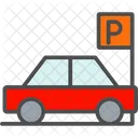 Aparcamiento de coches  Icon