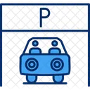 Aparcamiento de coches  Icon